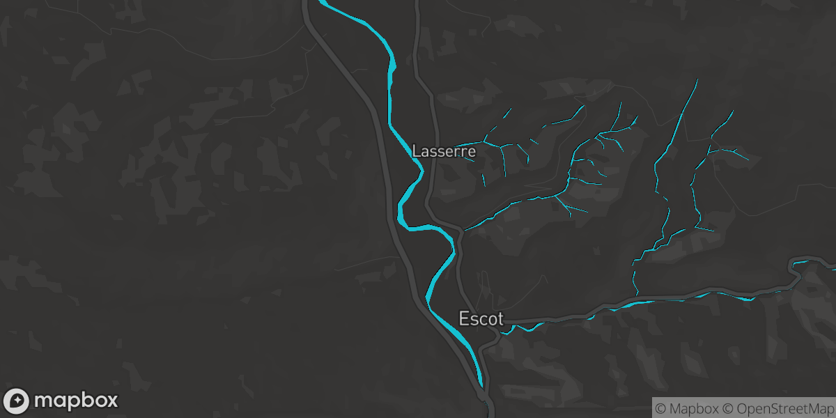 Le Gave d'Aspe (Escot, Pyrénées-Atlantiques, France)